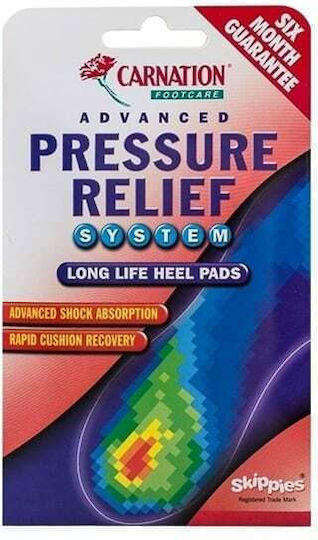 Carnation Advanced Pressure Relief Long Life Heel Pads Ανατομικά Υποπτέρνια 2τμχ