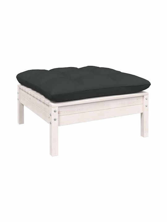 Ecksofa Außenbereich Holz mit Kissen 63.5x63.5x62.5cm