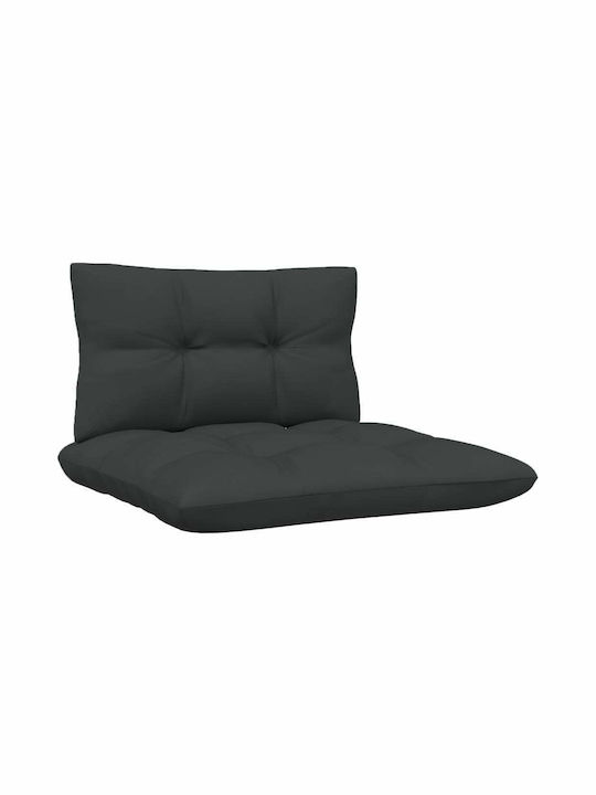 Ecksofa Außenbereich Holz mit Kissen 63.5x63.5x62.5cm