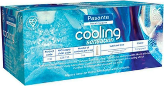 Pasante Προφυλακτικά Cooling Sensation 144τμχ 52mm Natural