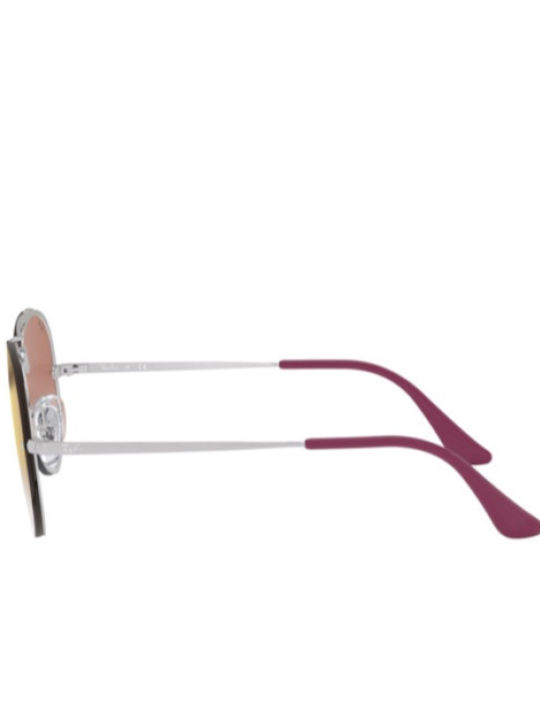 Ray Ban Ochelari De Soare Pentru Copii Cu Oglindă Lentilă Argintie RB9548SN 212/V0