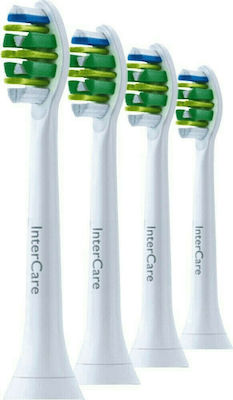 Philips Sonicare InterCare Заместители на главите на електрическата четка за зъби HX9004/10 4бр