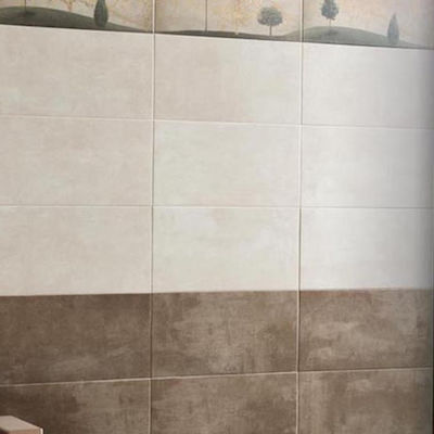 Stylnul Smart Kitchen Wall / Bathroom Matte Ceramic Tile 50x25cm Taupe