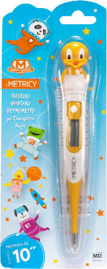 Metricy Happy Heroes Baby Digital Armpit Thermometer Yellow