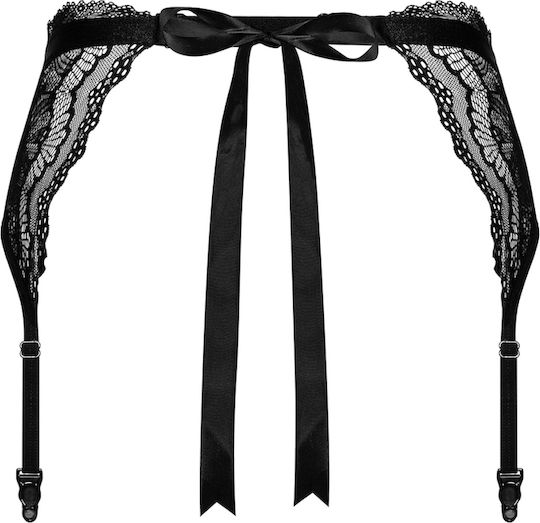 Obsessive Isabellia Ζαρτιέρες με Δαντέλα Garter Belt Black