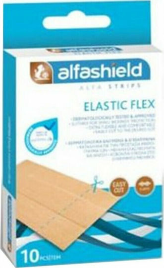 Karabinis Medical Alfaplast Elastic Αυτοκόλλητα Επιθέματα 100x60mm 10τμχ