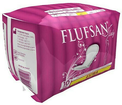 Flufsan Lady Extra Women's Incontinence Pad Normal Flow 4 Drops 10pcs