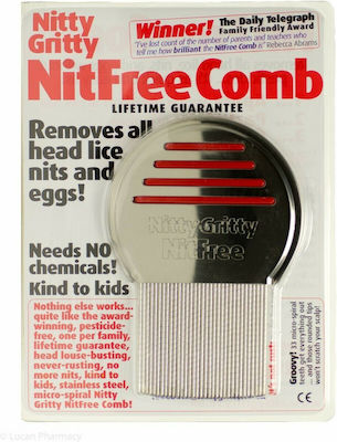 Nitty Gritty Nitfree Lice Treatment Comb Red 1pcs