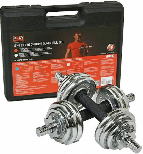 Body Sculpture Dumbbell Set 2x5.5kg In Case