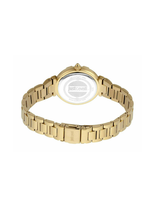 Just Cavalli Animalier Watch with Gold Metal Bracelet