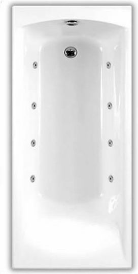 Carron Bathrooms Delta CRN Badewanne Acryl mit Hydrotherapie 160x70cm Carron Bathrooms Delta CRN Badewanne Acryl mit Hydrotherapie 160x70cm