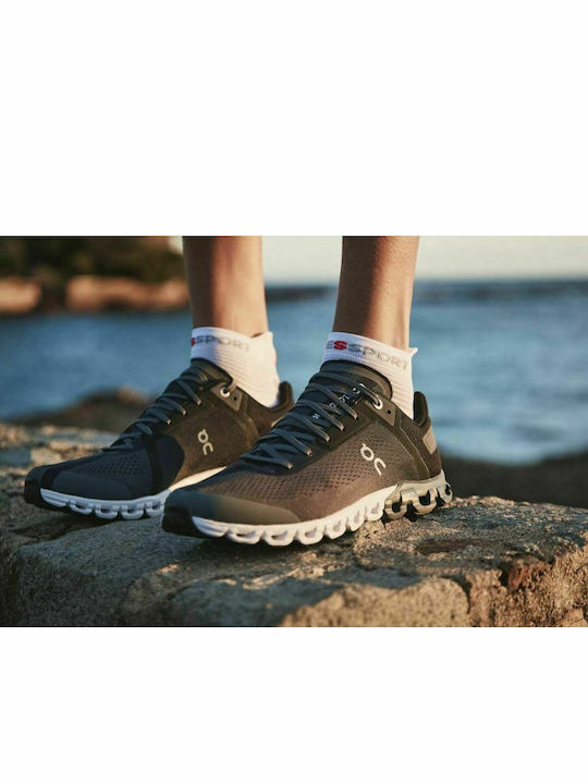 Compressport Pro Racing V4.0 Low Șosete pentru Alergare Albe 1 pereche
