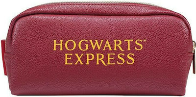 Graffiti Harry Potter Pencil Case with 1 Compartment Burgundy