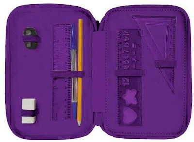 Must Pencil Case Full with 2 Compartments Purple