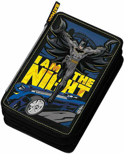 Graffiti Batman Pencil Case Full 1pcs with 2 Compartments Multicolored