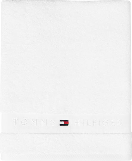 Tommy Hilfiger Πετσέτα Σώματος Legend 70x140εκ. White Βάρους 540gr/m²