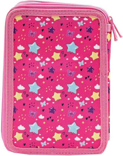 Must Team Pencil Case Full with 2 Compartments Multicolored