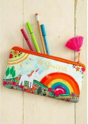 Natural Life Pencil Case with 1 Compartment Multicolored