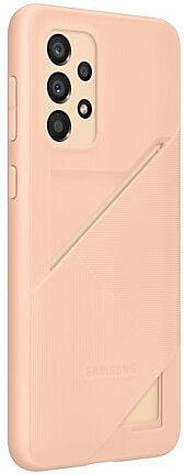 Samsung Back Cover Silicone with Card Slot Peach (Galaxy A33 5G)
