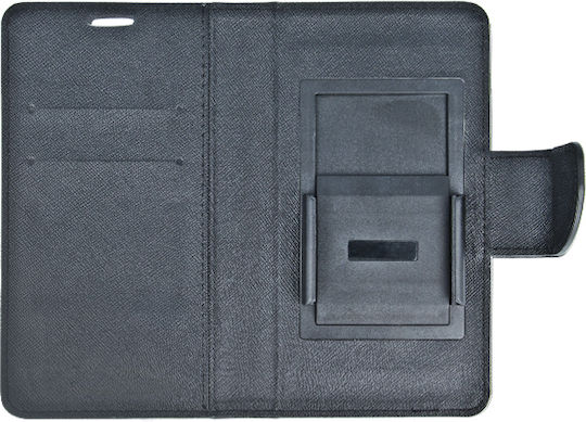 TelForceOne Fancy Book Με Clip Book Case έως 6.7" Χρυσό / Μαύρο