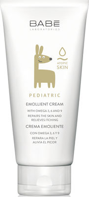 Babe Laboratorios Pediatric Emollient Cream Cream for Atopic Skin, Hydration & Irritations 200ml