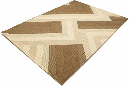 Tzikas Carpets 32008-081 Σετ Χαλιά Κρεβατοκάμαρας Ψάθινα Maestro Καφέ 147-0-355-32008-081 3τμχ