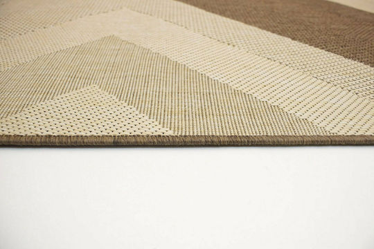 Tzikas Carpets Summer Bedroom Rug Set Wicker Maestro Brown 3 Pieces