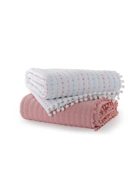 Nef-Nef Homeware Miracle Бебешка кувертюра Микрофибър Многоцветен 110x150см Nef-Nef Homeware Miracle Бебешка кувертюра Микрофибър Многоцветен 110x150см