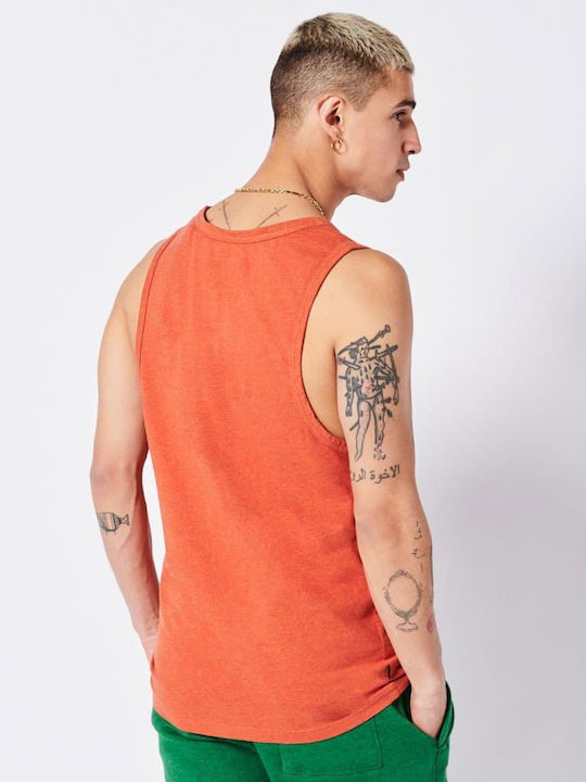 Superdry Men's Short Sleeve Blouse Orange