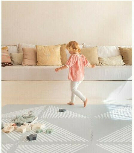 Toddlekind Παιδικό Παζλ Δαπέδου Sandy Lines Μονόχρωμα Seashell 6τμχ