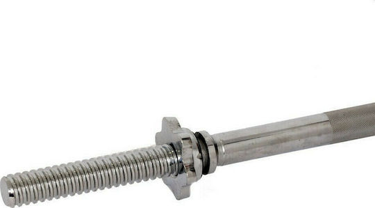 MDS Ίσια Μπάρα Φ28mm 6kg Μήκους 120cm με Βιδωτά Κολάρα