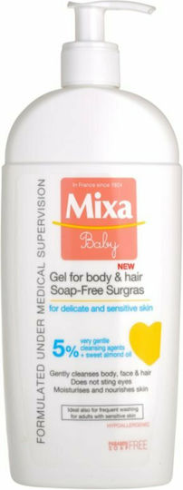 Mixa 2 in 1 Shampoo & Duschgel 400ml mit Pumpe