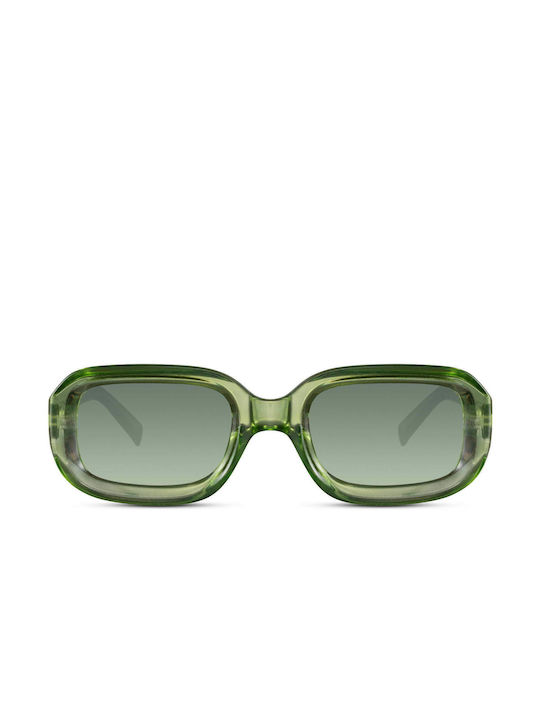 Solo-Solis Women's Sunglasses with Green Plastic Frame and Green Gradient Lens NDL2954