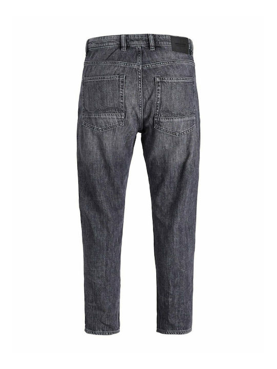 Men's Jeans Pants Cropped Black