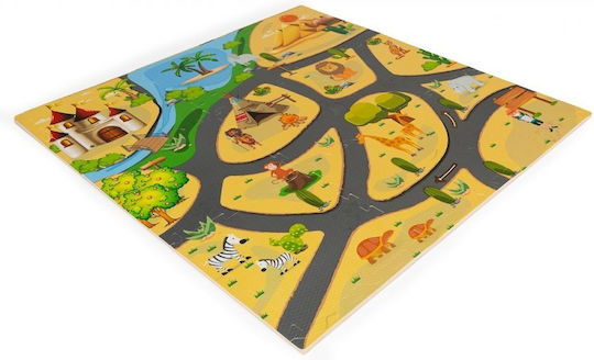 Ecotoys Детска игрална пътека Път Многоцветен 93x93см Дебелина 9мм