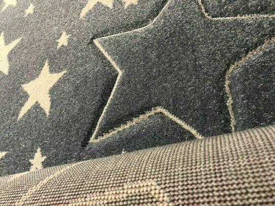 Koulis Carpets 1325A Kinder Teppich Sterne Blau 200x250cm Dicke 13mm