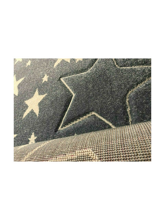 Koulis Carpets 1325A Παιδικό Χαλί Αστέρια Μπλε 70x150cm Πάχους 13mm