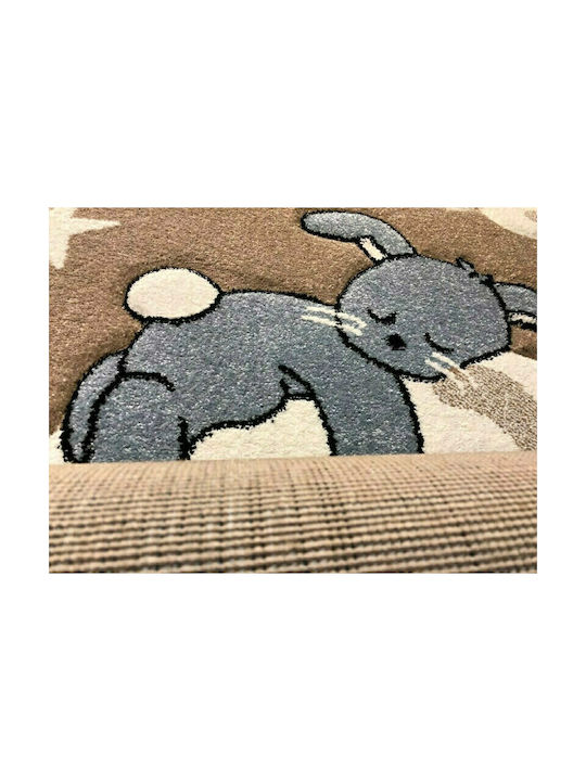 Koulis Carpets 1366A Παιδικό Χαλί Καφέ 70x150cm Πάχους 13mm