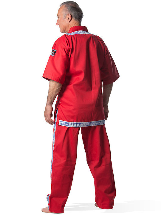 Olympus Sport Pankration Uniform Hellanodikon Ενηλίκων / Παιδική Στολή Παγκρατίου Κόκκινη