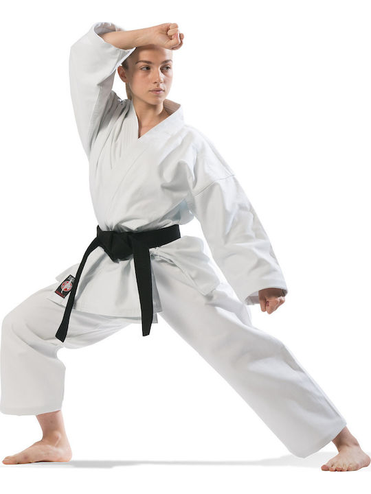Olympus Sport Karate Uniform Kata 14oz Ενηλίκων / Παιδική Στολή Καράτε Λευκή