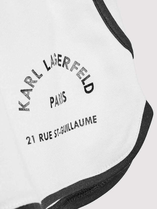 Șort/Salopetă Copii din Material Textil Alb