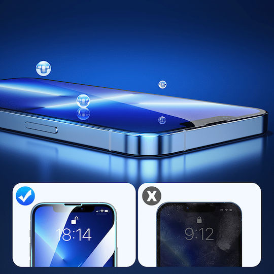 Joyroom Mounting Kit Tempered Glass (iPhone 16e / 14 / 13 / 13 Pro)