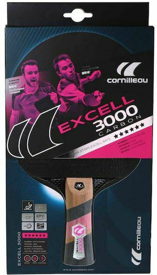 Cornilleau Carbon 3000 Ρακέτα Ping Pong για Παίκτες Αγωνιστικού Επιπέδου
