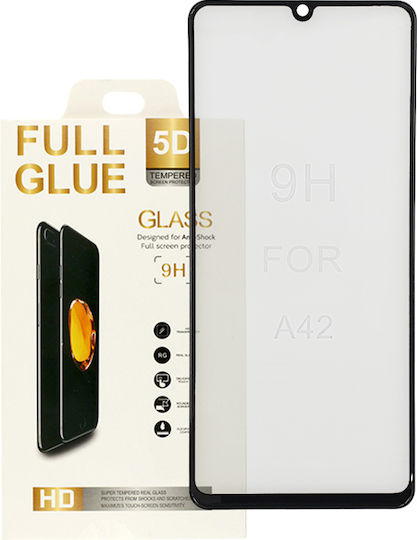 5D Vollkleber Vollflächig gehärtetes Glas (Galaxy A42) 34.309.1078