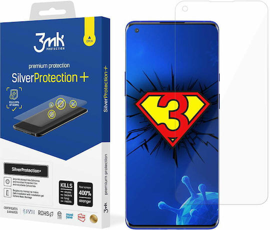 3MK Silver Protection+ Antimicrobial Antibakteriell Displayschutzfolie (OnePlus 9)