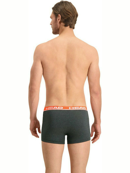 Ανδρικά Μποξεράκια Grey / Red 2Pack
