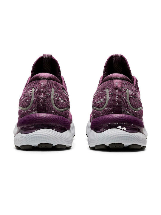 Gel-Nimbus 24 MK Sport Shoes Running Deep Plum / Rosequartz