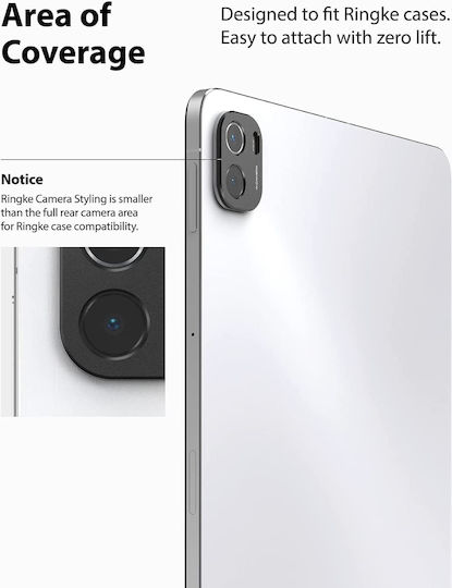 Ringke Camera Styling Black Camera Lens Protection for Xiaomi Pad 5 / 5 Pro 11"