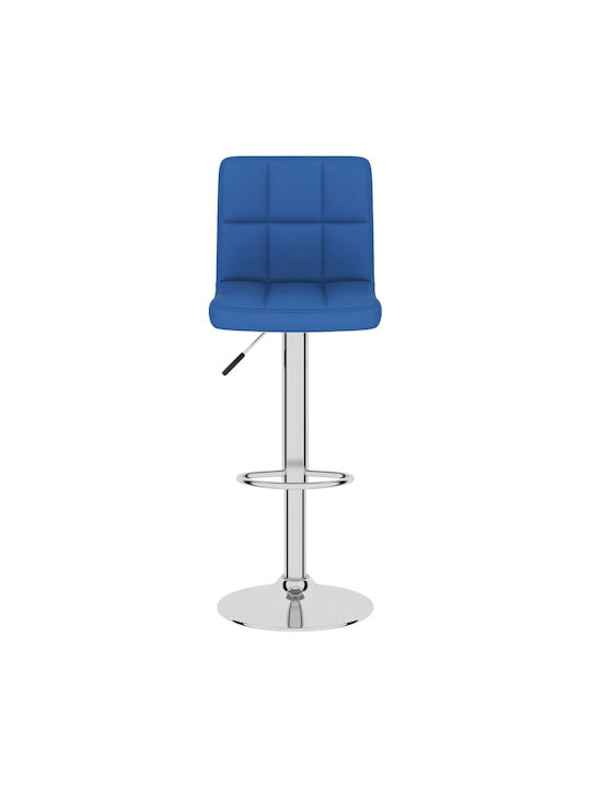 Scaune Bar cu Spătar & Înălțime Reglabilă Albastru 2buc 40x47x90-111buc
