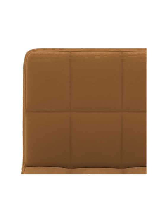Stool Bar with Back & Adjustable Height Coffee 2pcs 40x47x90-111cm